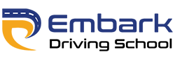 Embark driving school logo