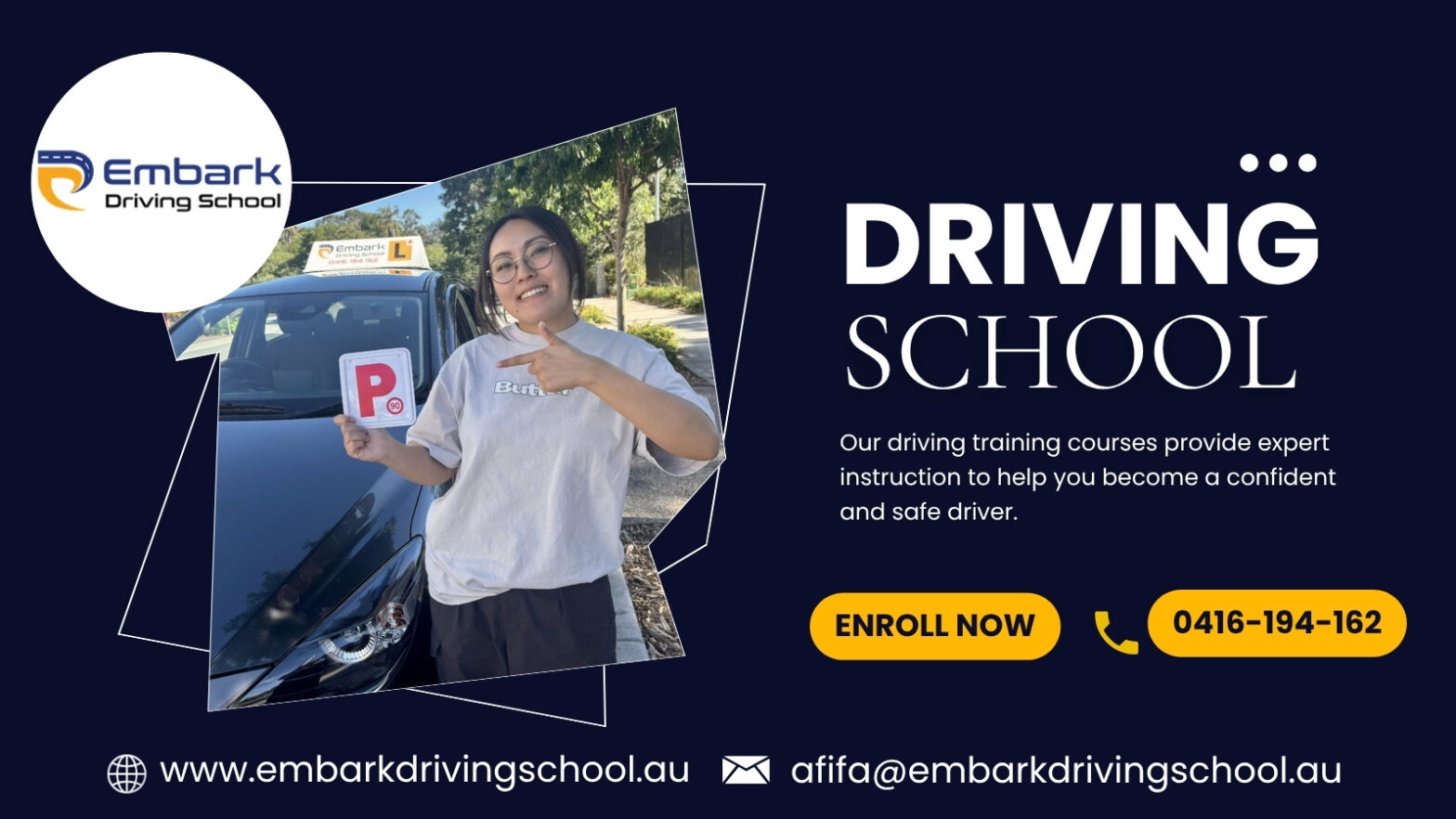 beginner driving leassion