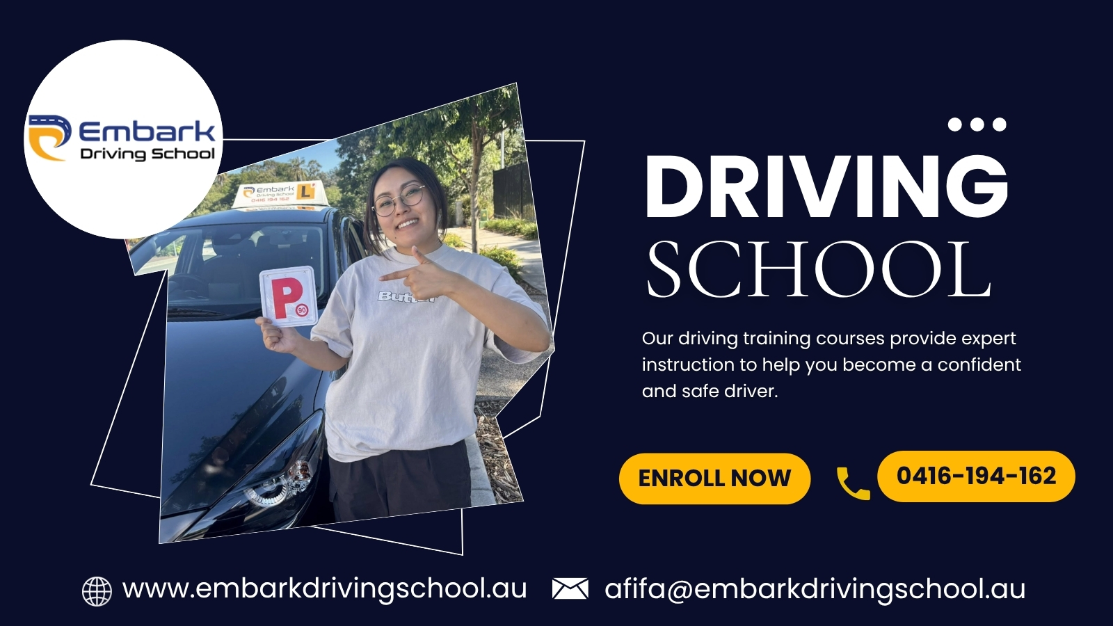 beginner driving leassion